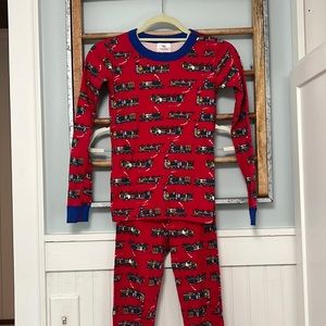 Hanna Andersson pajamas train size 10 140